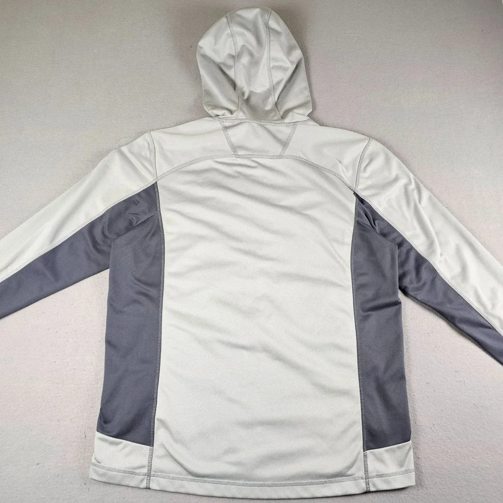 The North Face Cinder Jacket Hoodie Mens Large Gray Fleece Full Zip Pockets